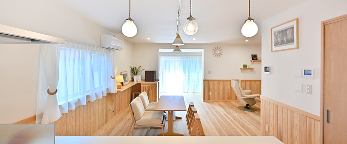 「木」のバリアフリーと優しい気配りがつまった住まい